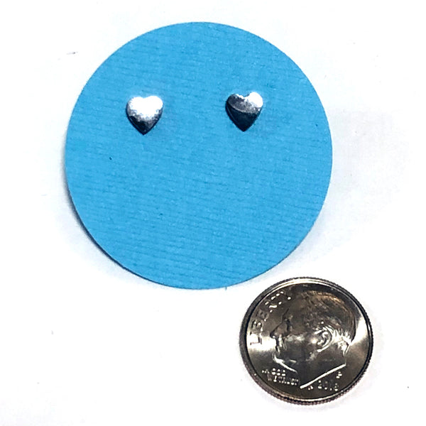 Earrings - Tiny Stainless Steel Studs