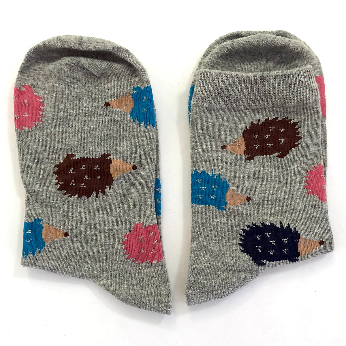 WS - Hedgehog Socks - Gray