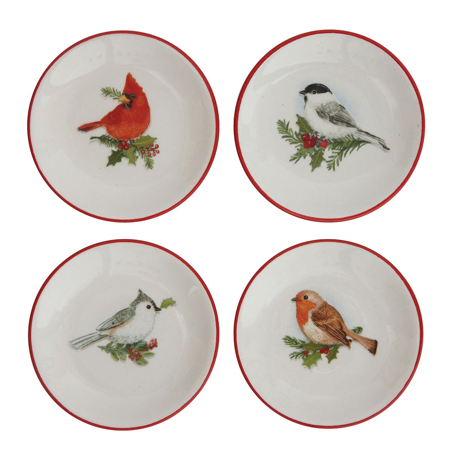 Holiday Birds Tiny Dishes