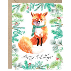 Boxed Holiday Cards - Holiday Fox