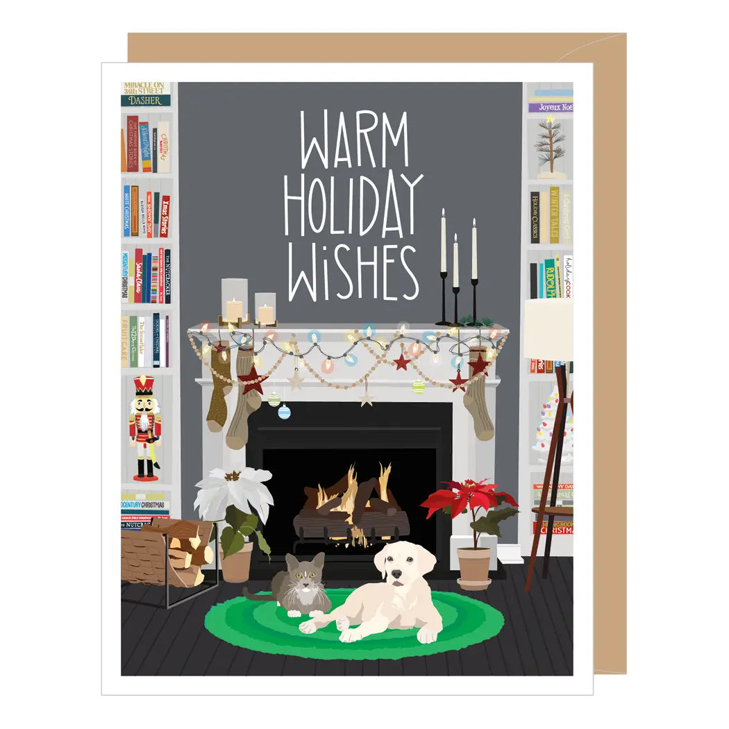 Boxed Holiday Cards - Holiday Mantel