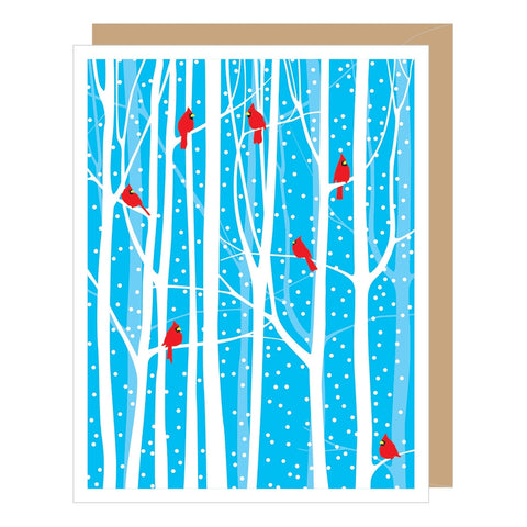 Card - Holiday - Cardinals