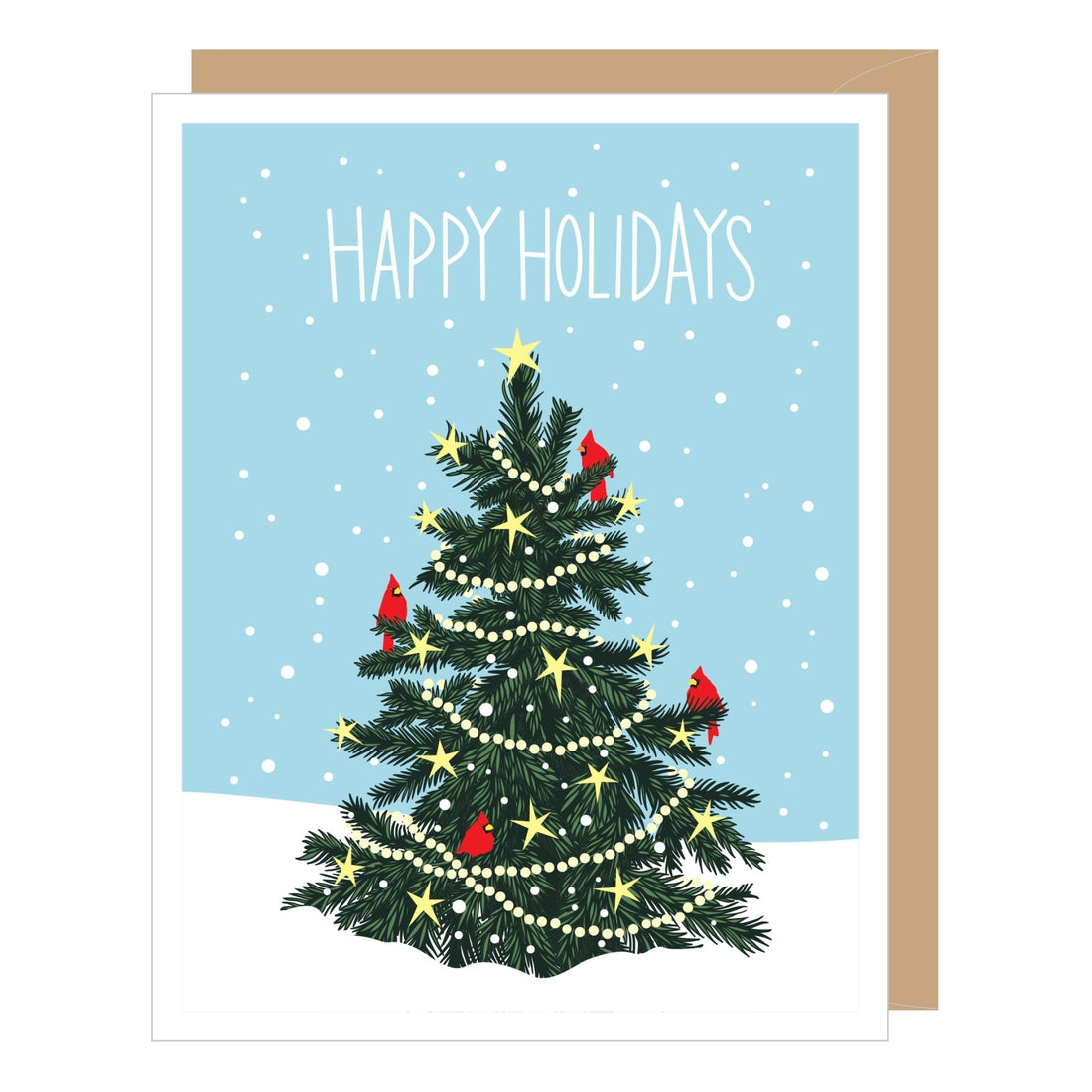 Card - Holiday - Tree in Snow