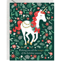Card - Holiday - Holiday Unicorn