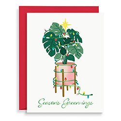 Card - Holiday - Houseplant