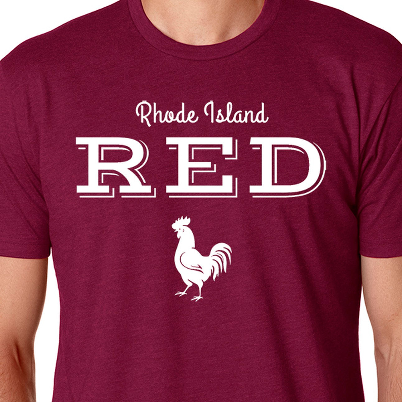 T-shirt Rhode Island Pride - Motif Ancre Et Phare - Bleu Marine, Jaune Citron, Corail - Coton, Coupe Classique - 6