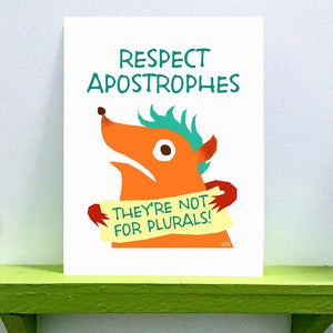 Print - Respect Apostrophes