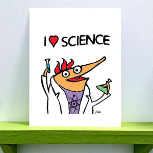 Print - I ❤️ Science