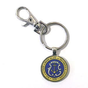 RI State Seal Keychain