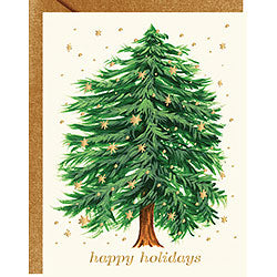 Card - Holiday - Starry Tree