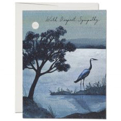 Card - Sympathy Egret