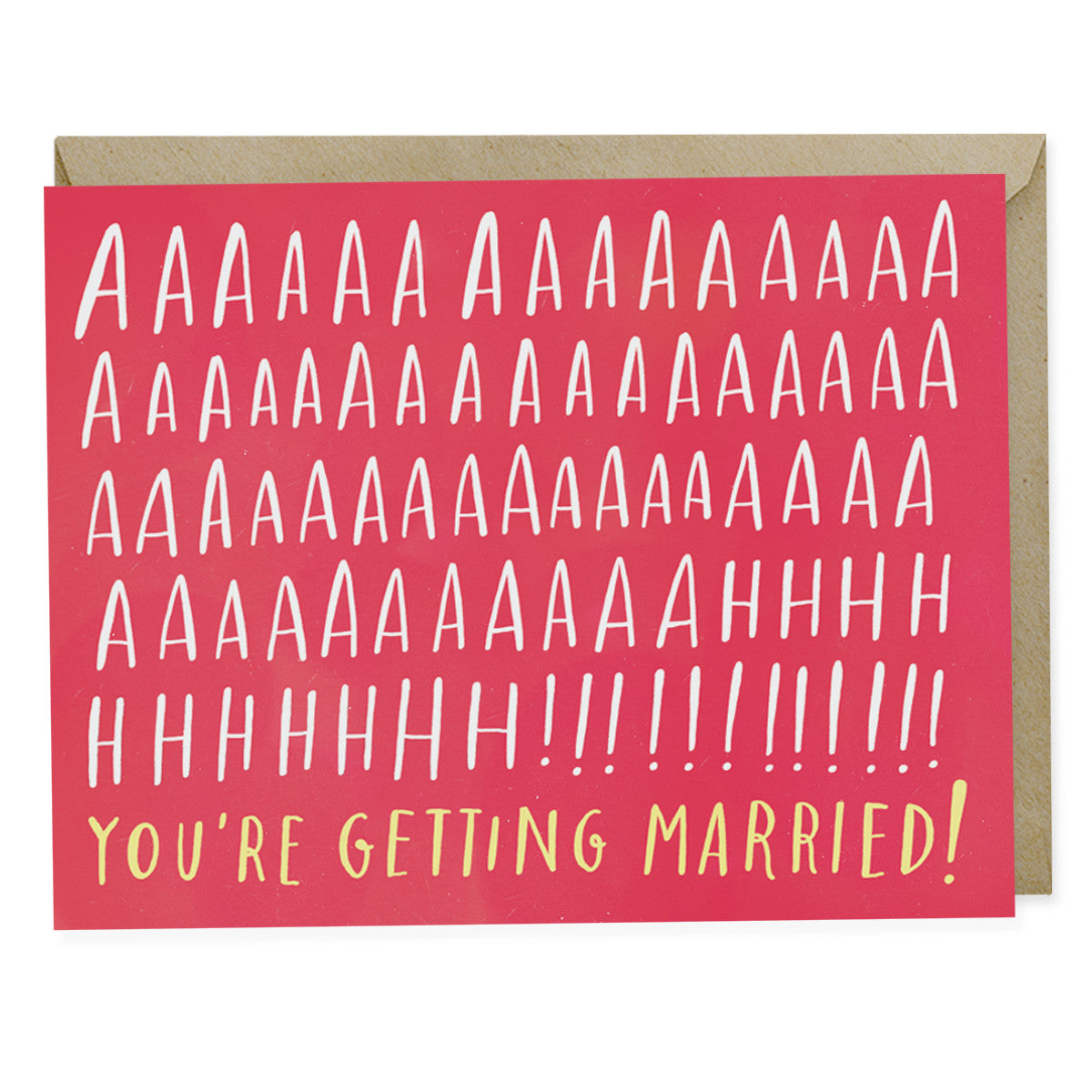 Card - Wedding - Aaaaaahhh