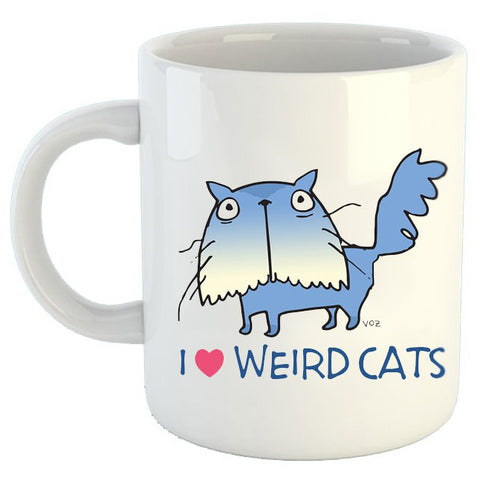 Mug - I ❤️ Weird Cats