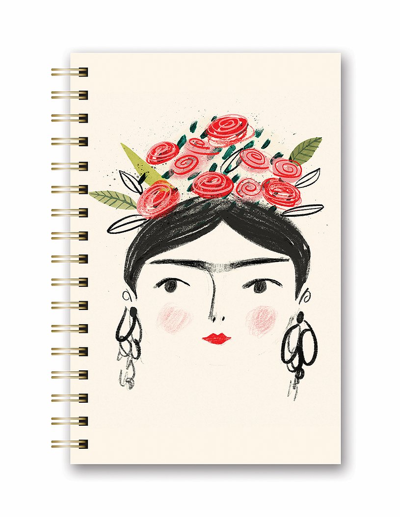 Spiral Journal - Woman with Flower Crown