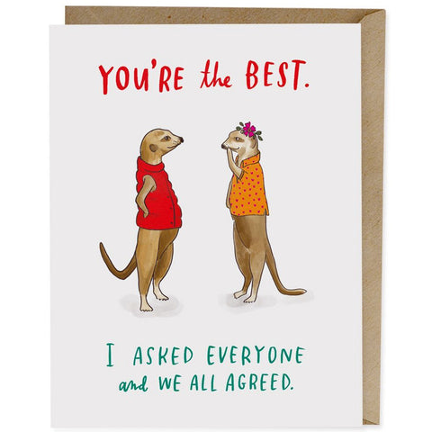 Card - You're The Best, All Agreed